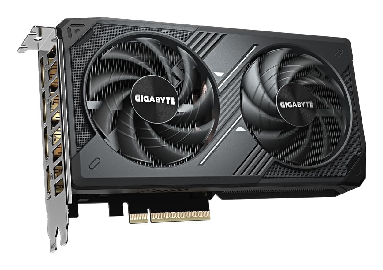 Gigabyte GeForce RTX 5060 WINDFORCE OC 8G Grafikkarte - 8GB GDDR7, 128bit, PCI-E 5.0, 2512 MHz Kerntakt, 3 x DisplayPort, 1 x HDMI, GV-N5060WF2OC-8GD Bild 6