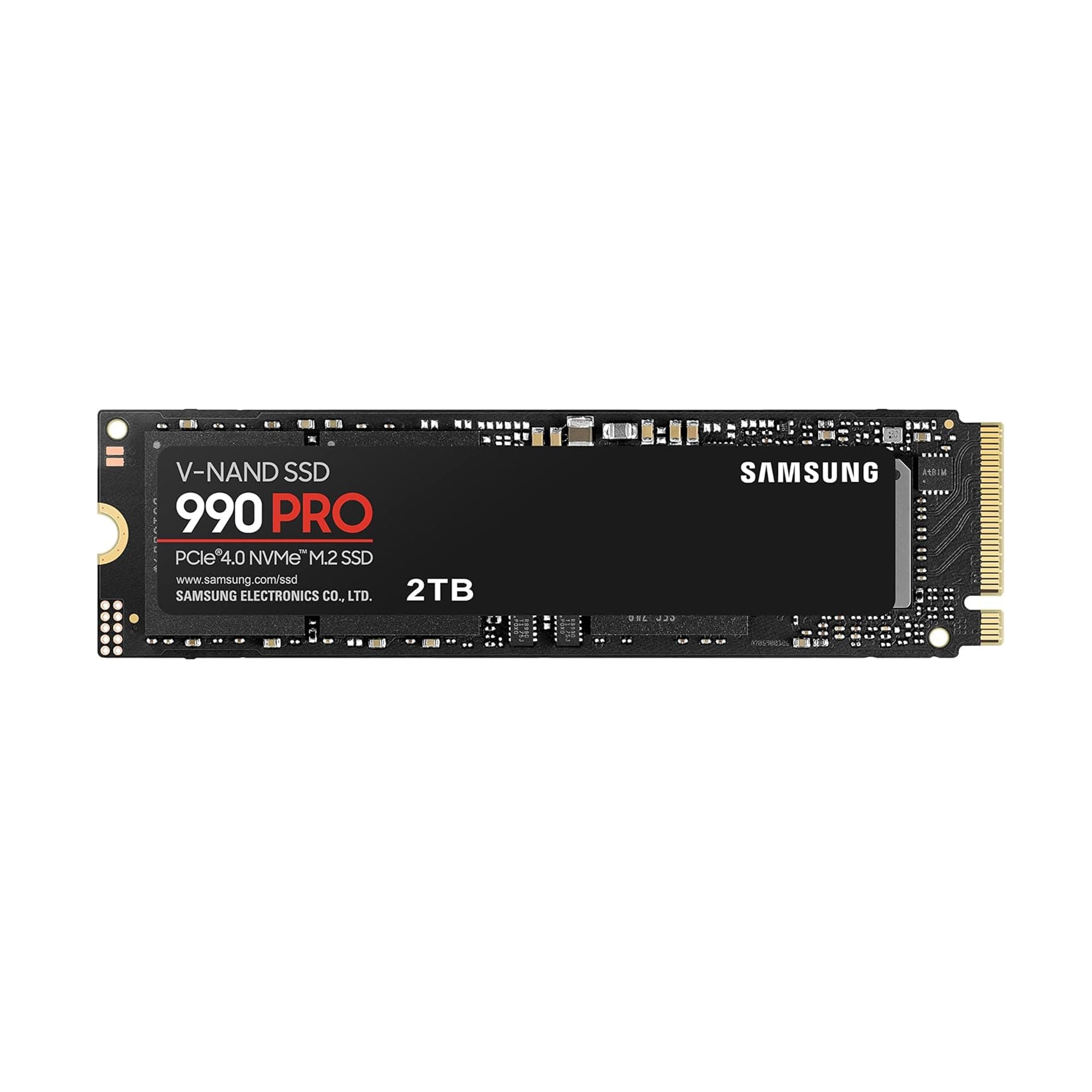 Samsung 990 PRO NVMe M.2 SSD, 2 TB, PCIe 4.0, 7.450 MB/s Lesen & FIT Plus USB-Stick Typ-A, 256 GB, 400 MB/s Lesen Bild 3