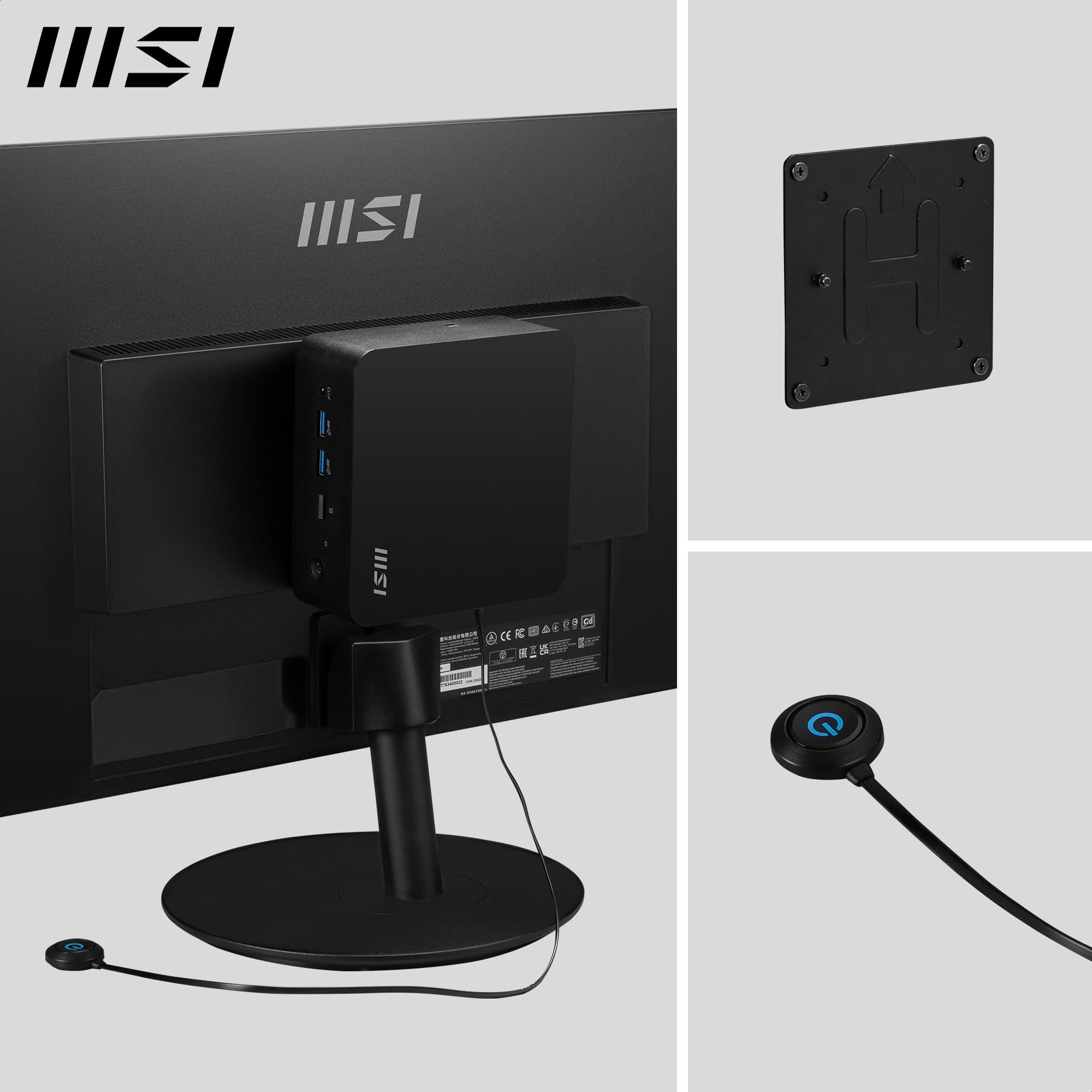 Msi Cubi Nuc 1m I7 150u Bb 0.84l Sized Pc Nero Intel Soc (msi Cubi Nuc 1m Intel Core I7 150u Barebone) Bild 7