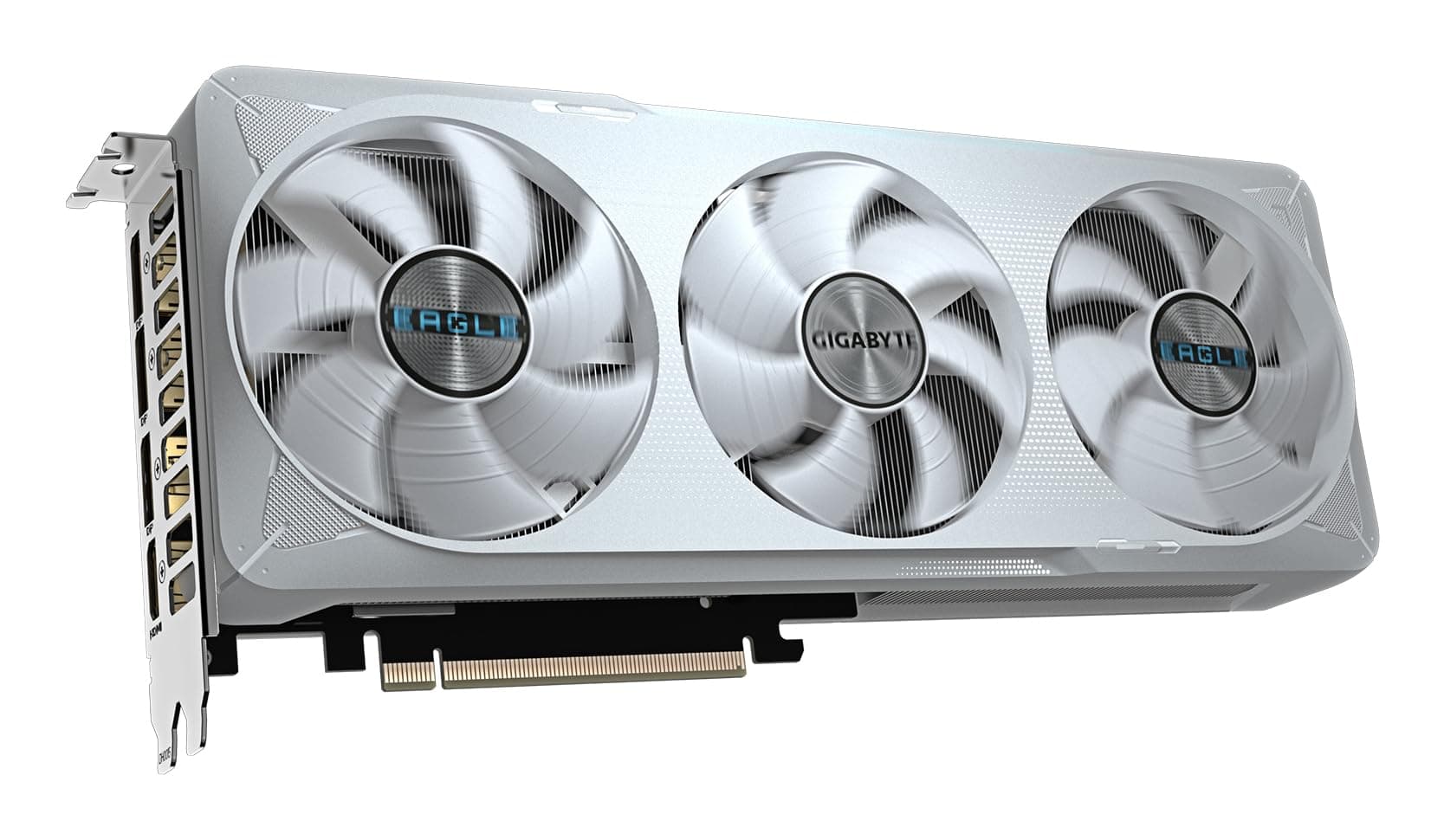 Gigabyte GeForce RTX 5070 Eagle OC Ice SFF 12G Grafikkarte - 12GB GDDR7, 192 Bit, PCI-E 5.0, 2587 MHz Core Clock, 3 x DP 2.1a, 1 x HDMI 2.1b, NVIDIA DLSS 4, GV-N5070EAGLEOC ICE-12GD Bild 7
