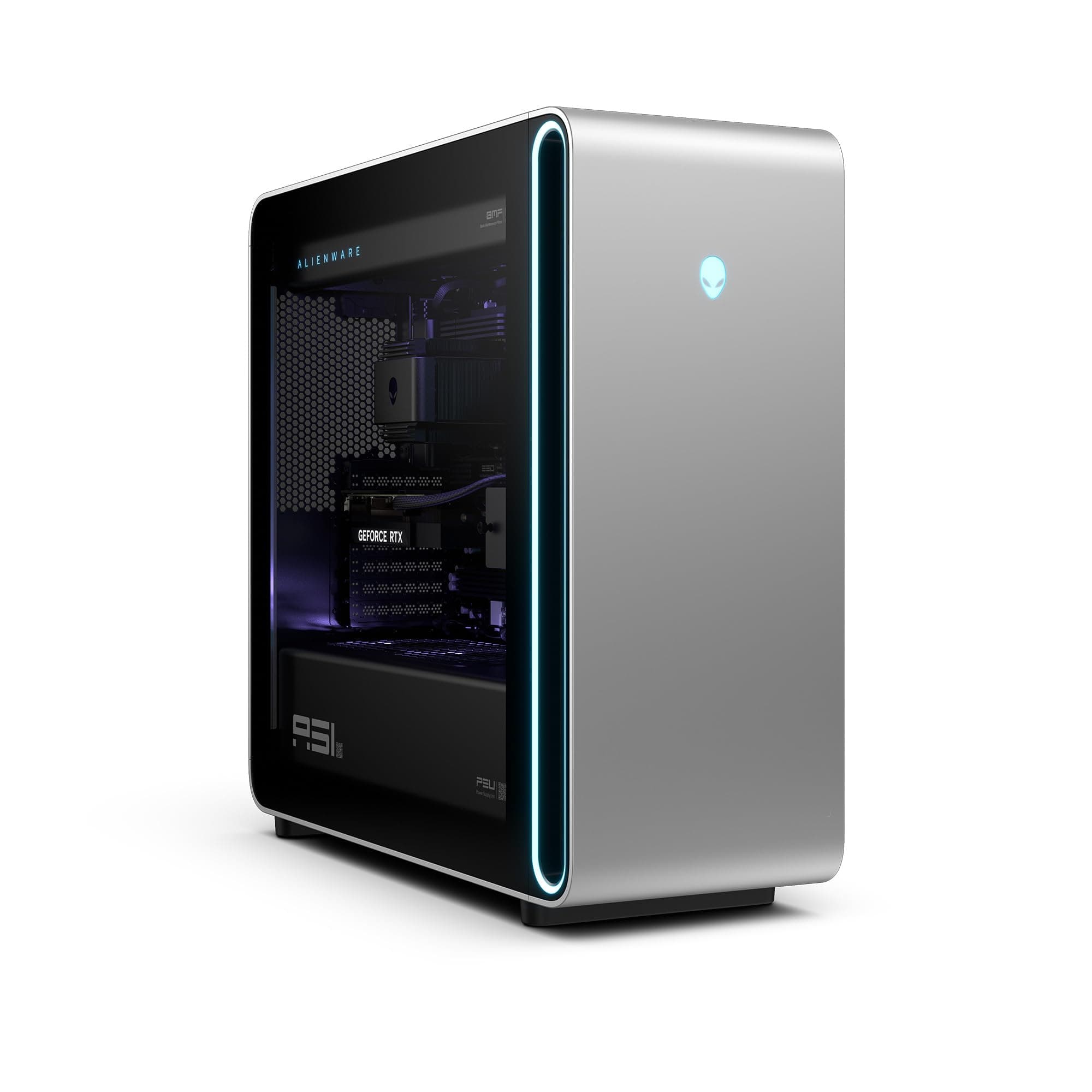 Alienware Area-51 Gaming Desktop - Intel Core Ultra 9 Series 2, Nvidia GeForce RTX 5090, 64GB RAM, 4TB SSD, Liquid-Cooled CPU, Windows 11 Home, AlienFX - Lunar Silver Intel Core Ultra 9 285K 64 GB 4 TB NVIDIA RTX 5090