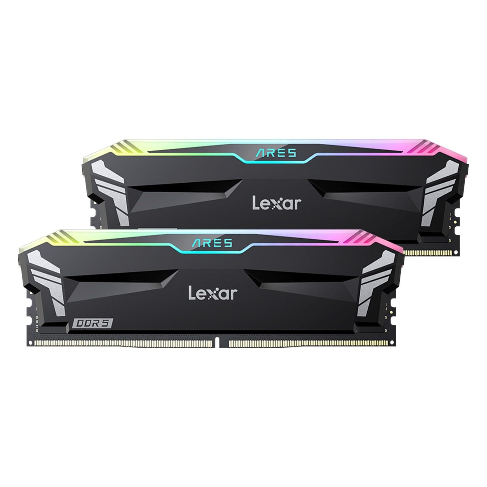 Lexar RGB DDR5 RAM 32GB Kit (2x16GB) 6800MHz CL34, 288pin UDIMM PC Gaming Computer Speicher, Desktop DRAM für XMP 3.0, AMD EXPO, CL34-45-45-108, 1.4V