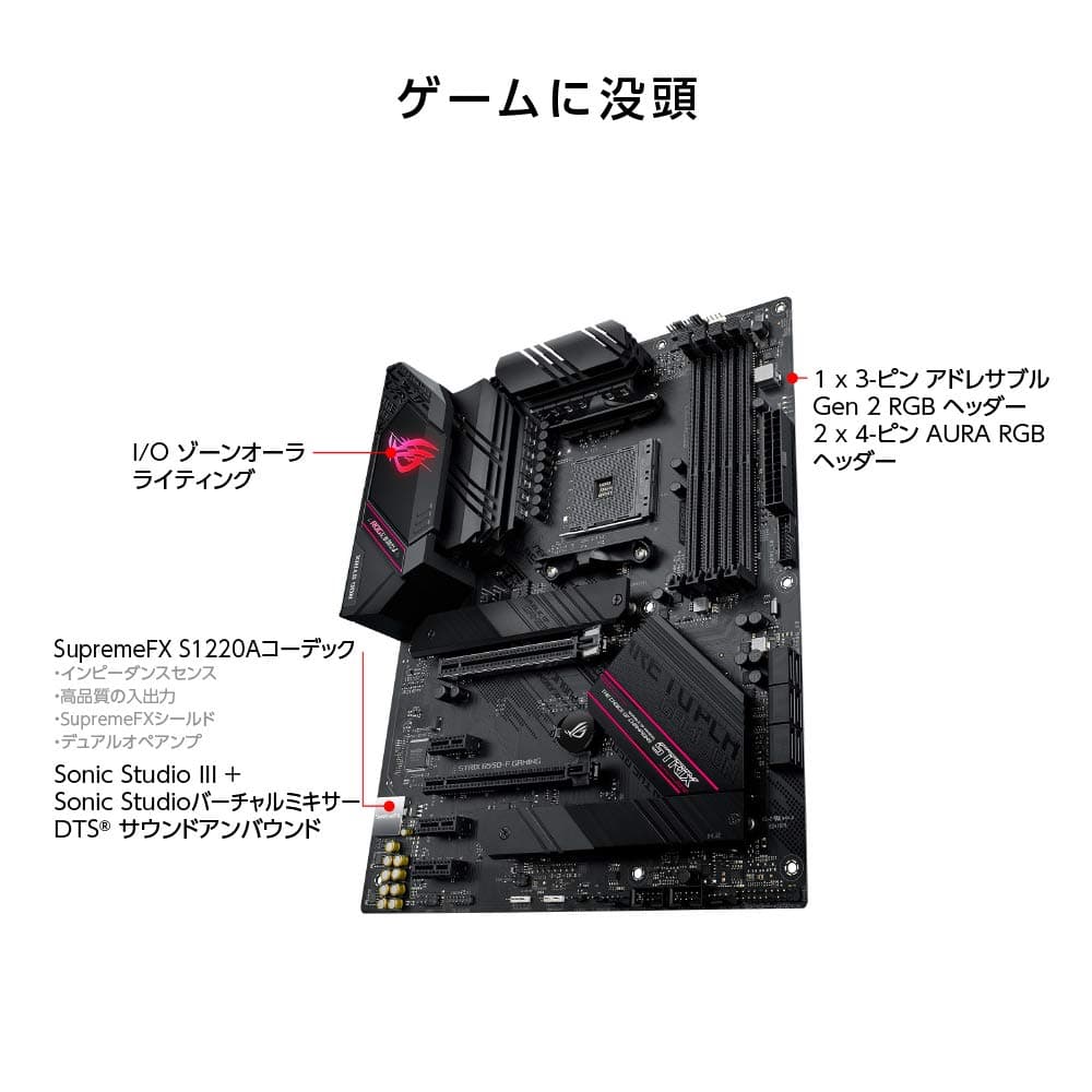ASUS ROG Strix B550-F Gaming Mainboard Sockel (PC) AMD AM4 Formfaktor (Details) ATX Mainboard-Chipsa Bild 7