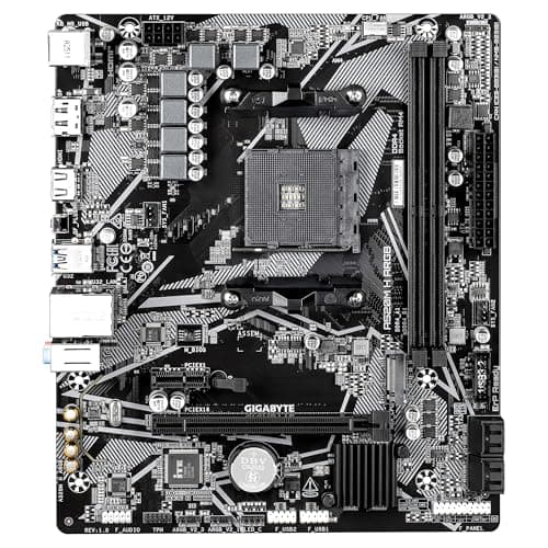 GIGABYTE A520M H ARGB Mainboard – Unterstützt AMD Ryzen 5000 Prozessoren, bis zu 5100 MHz DDR4 (OC), PCIe 3.0 x4 M.2, 1-GbE-LAN, USB 3.2 Gen 1 Bild 4