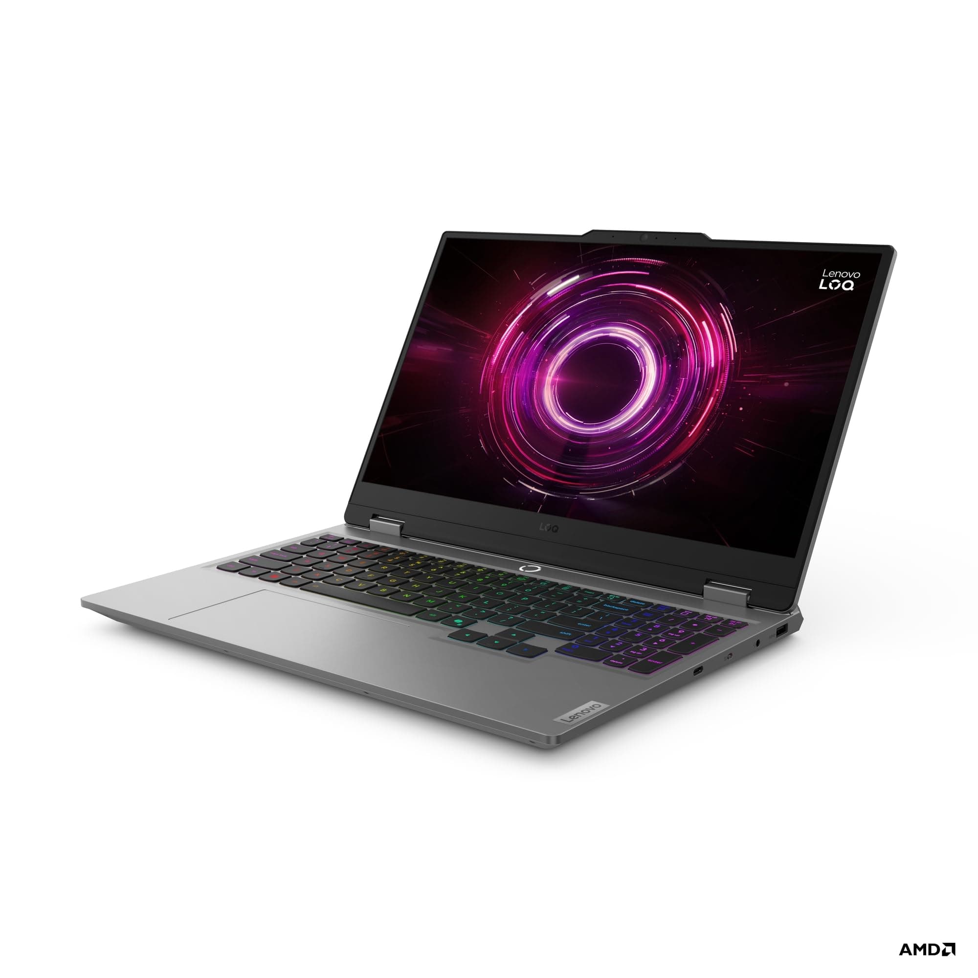 Lenovo LOQ Gaming AI Laptop | 15.6" Full HD 144Hz LCD Display |NVIDIA GeForce RTX 5060 | AMD Ryzen 7 250 | 16GB RAM | 1TB SSD | Win11 | QWERTZ | Luna Grau | Weiss beleuchtet | 3 Monate GamePass Bild 3