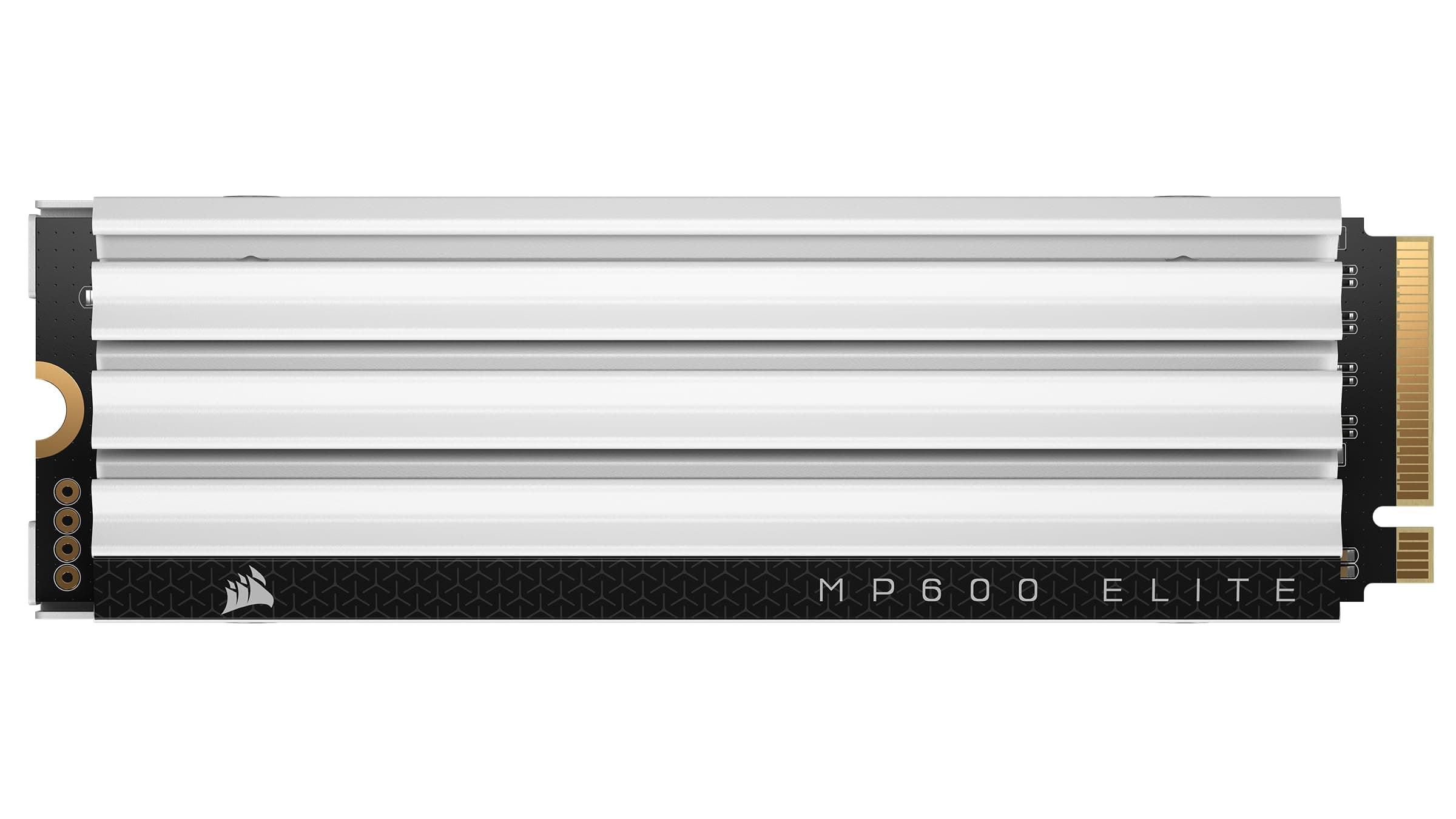 Corsair MP600 Elite 1TB M.2 PCIe Gen4 x4 NVMe SSD - Optimiert für PS5 - Inklusive Kühlkörper - M.2 2280 - Bis zu 7.000MB/Sek. Sequentielles Lesen - High-Density 3D TLC NAND - Weiß Bild 5