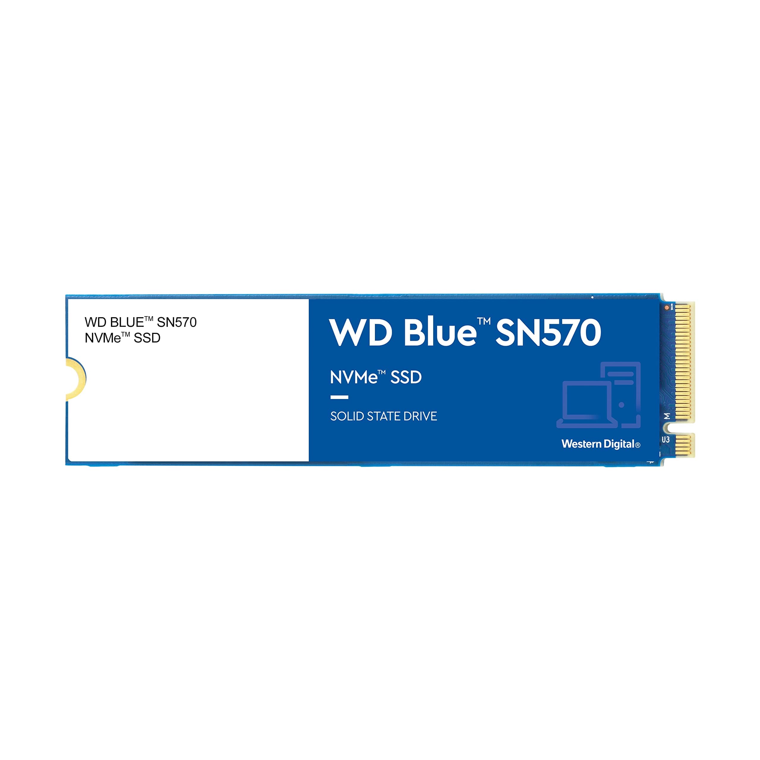 WD BLUE SN570 500GB M.2 2280 PCIe Gen3 NVMe up to 3500 MB/s read speed Festkörper-Laufwerk Bild 2