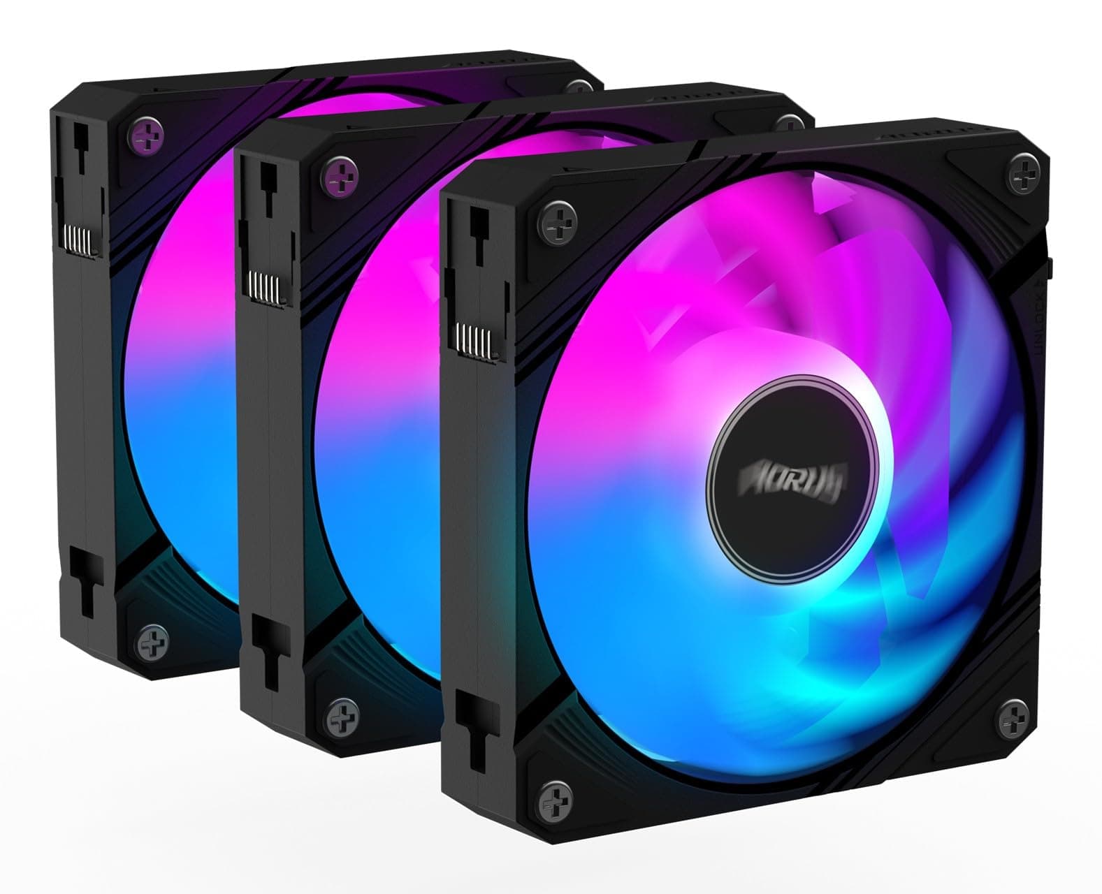 PC-Gehäuselüfter Gigabyte AORUS 120mm schwarz GP-ECFAN1203 Bild 5