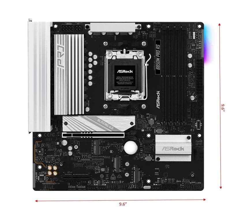 MB ASRock AMD AM5 B850M Pro RS Bild 3