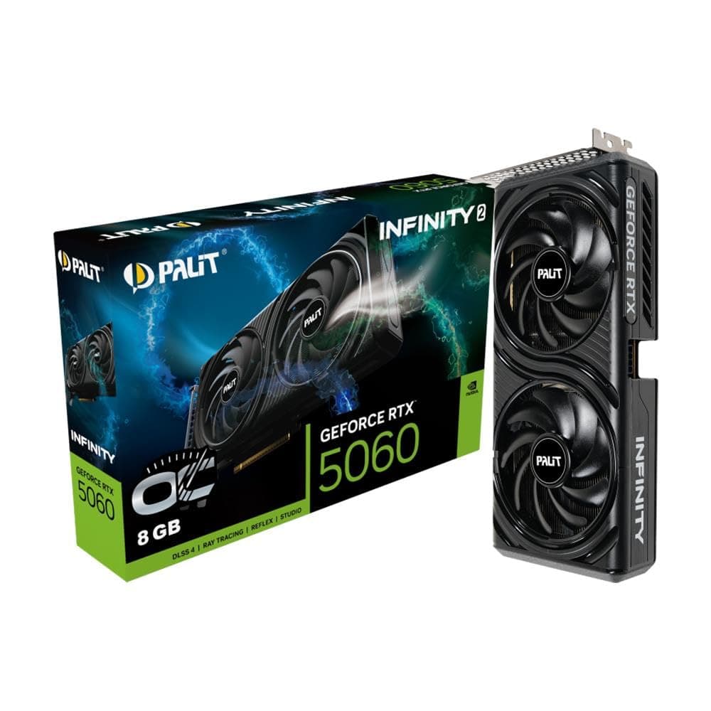 Palit GeForce RTX 5060 Infinity 2 OC 8GB GDDR7 Gaming Grafikkarte