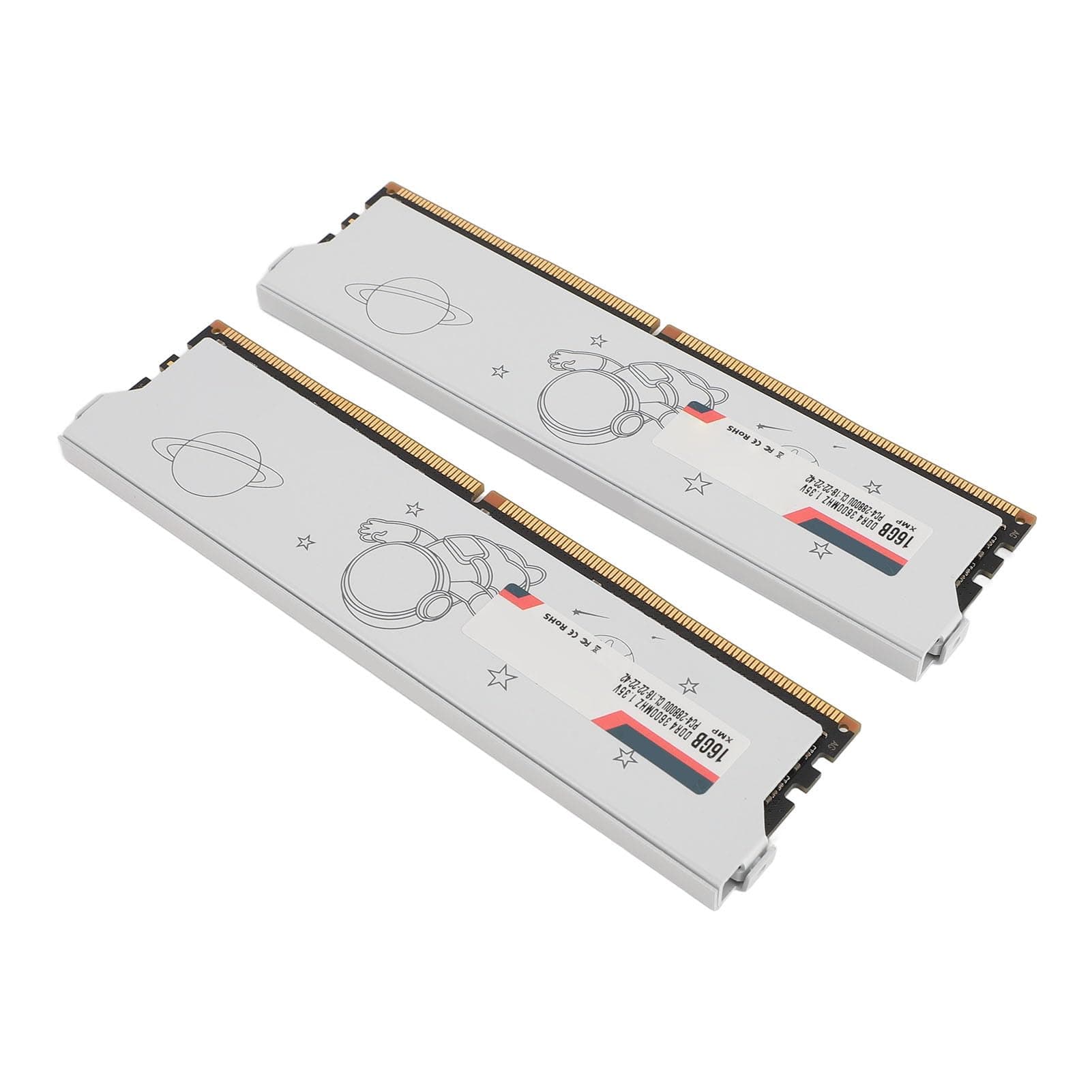 DDR4-Gaming-RAM-Modul mit Hoher Dichte für Desktop-PCs, Geschwindigkeitssteigerung für High-End-CPUs, Stabile Leistung für Gaming-Enthusiasten (DDR4 3600 MHz 32 GB (2 x 16 GB))