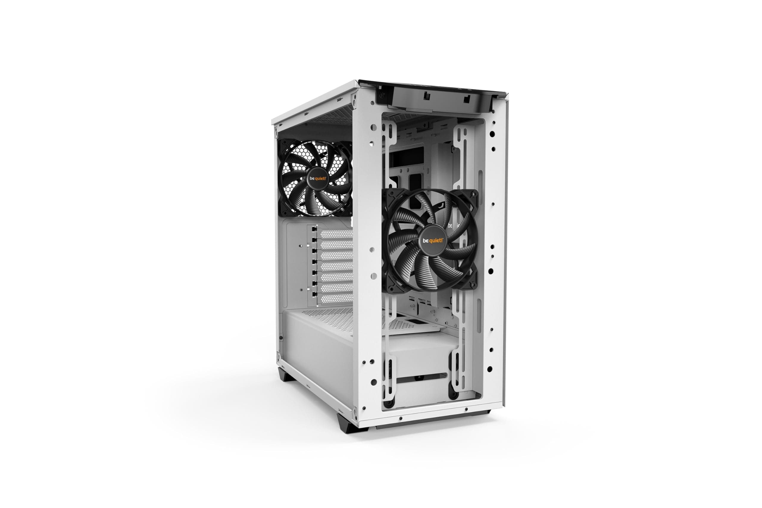 be quiet! Pure Base 500 White, PC-Gehäuse, 2X Pure Wings 2 140mm Lüfter, Airflow und Silence optimierte Topcover, Radiatoren bis 360mm Bild 5