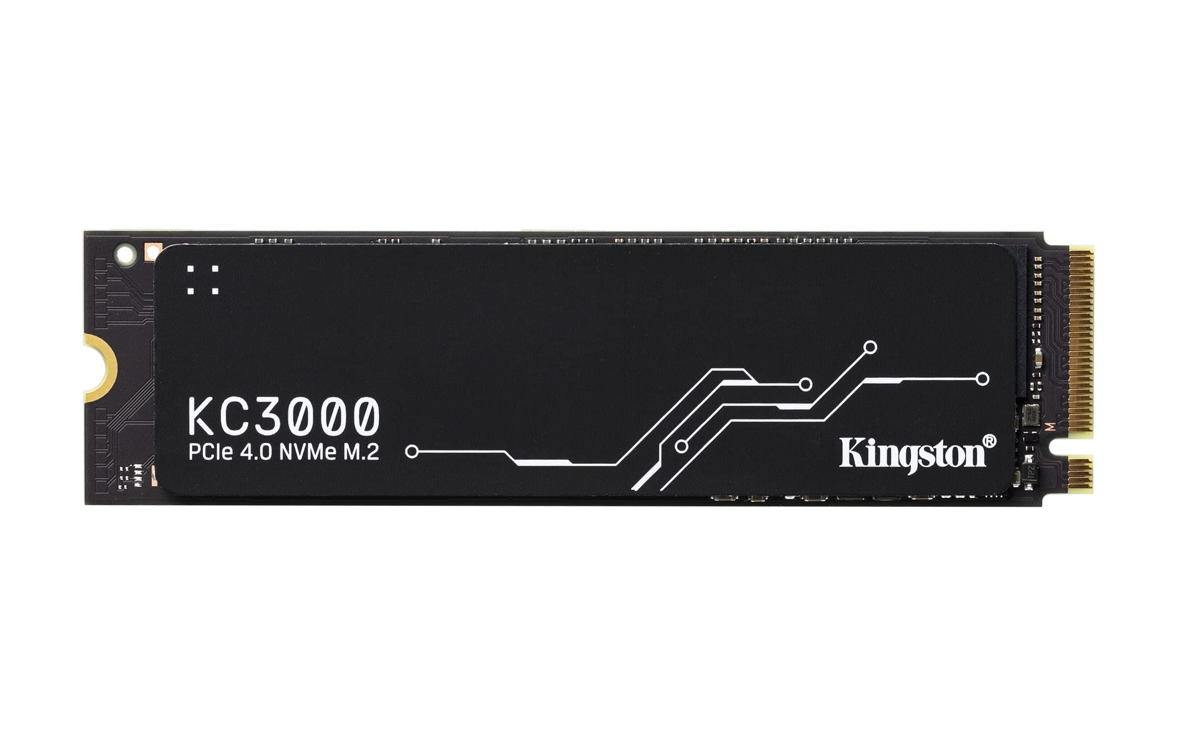 Kingston KC3000 PCIe 4.0 NVMe M.2 SSD - Hochleistungsspeicher für Desktop- und Laptop-PCs -SKC3000S/2048G, SKC3000D2048G, Schwarz, 2048GB, Festkörper-Laufwerk Bild 2