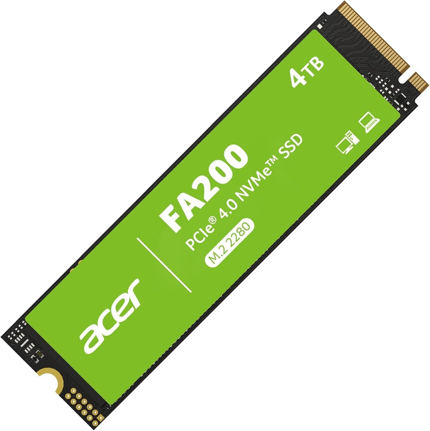acer FA200 4TB SSD M.2 PCIe Gen 4 NVMe