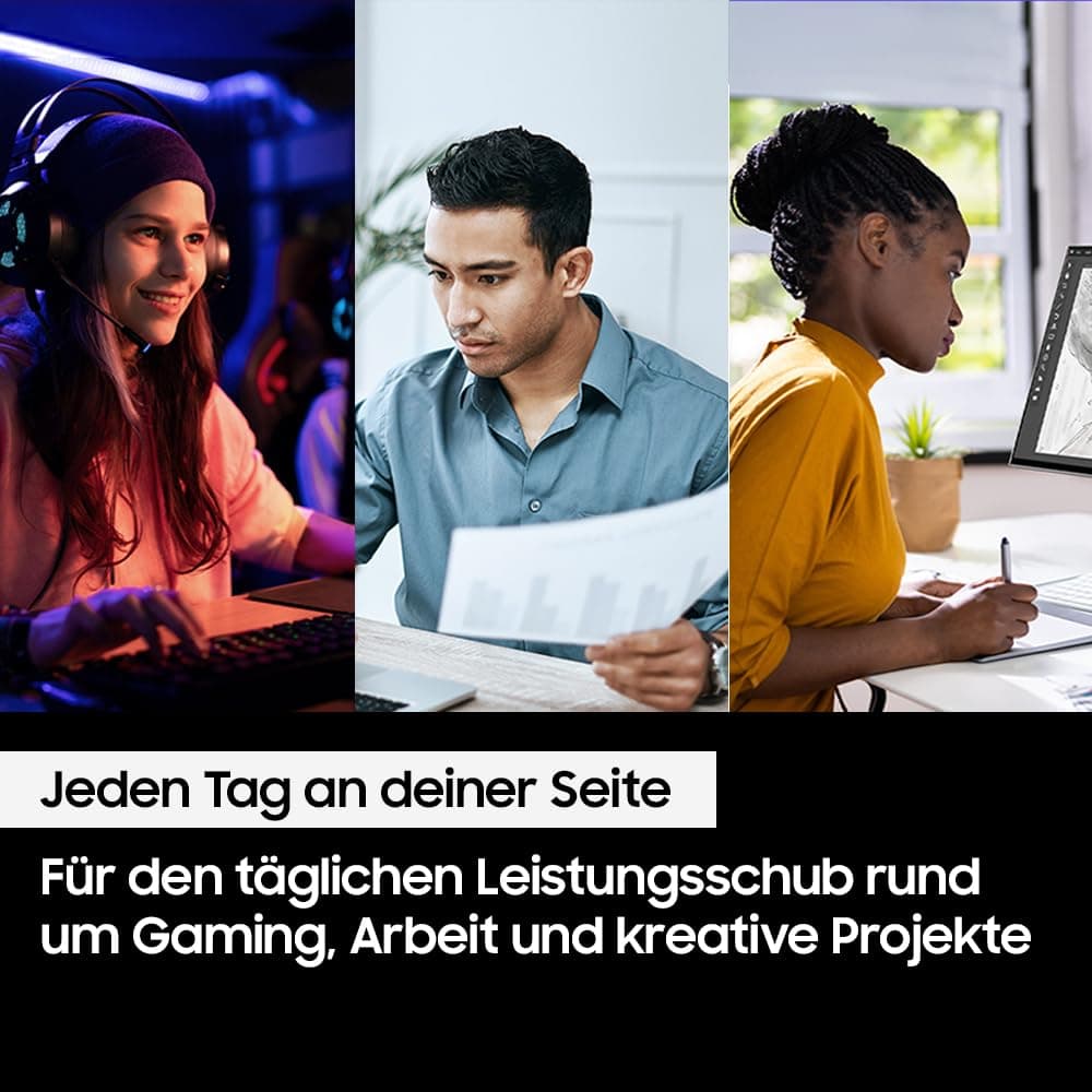 Samsung 990 EVO NVMe M.2 SSD 1 TB, PCIe 4.0 x4 / PCIe 5.0 x2, NVMe 2.0 (2280), 5.000 MB/s Lesen, 3.200 MB/s Schreiben, Interne SSD für Gaming und Grafikbearbeitung, MZ-V9E1T0BW Bild 8