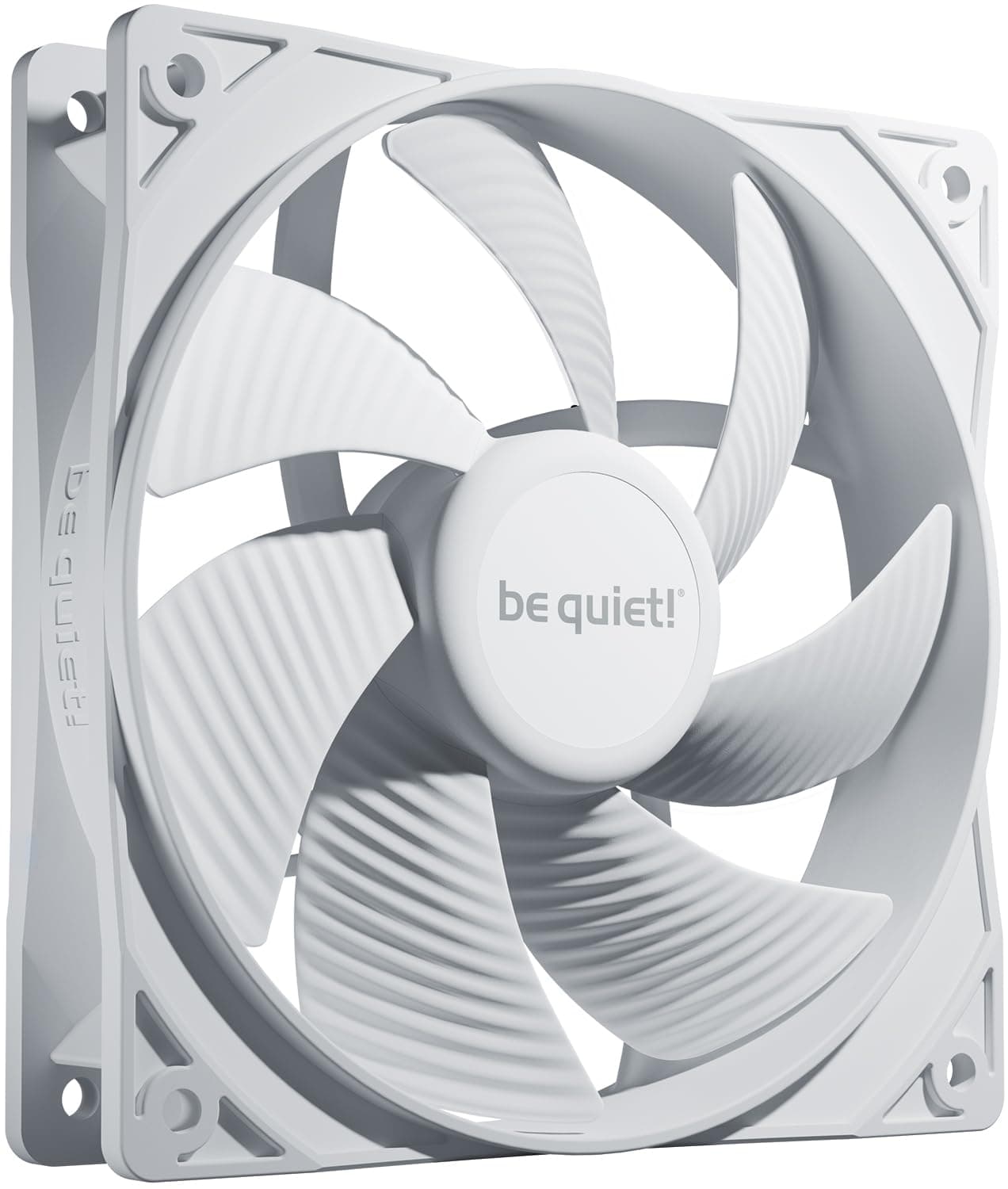 be quiet! Pure Wings 3 120mm PWM White Lüfter, hohe Drehzahl, niedrige Mindestdrehzahl, optimierter Lüfterrahmen, außergewöhnlicher Luftdruck, BL110 Bild 2