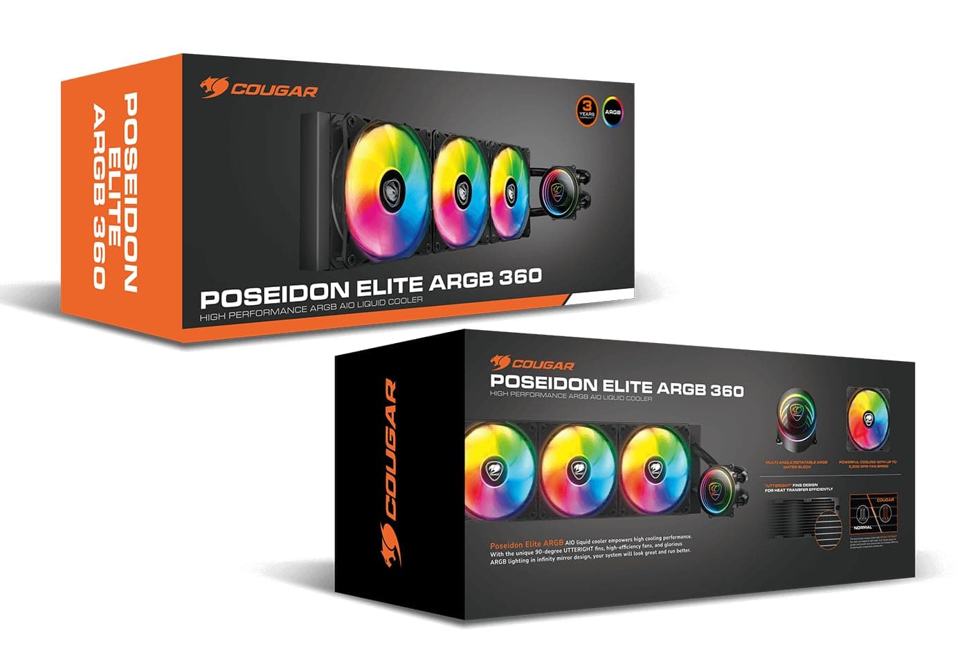 COUGAR Poseidon Elite ARGB AIO CPU Wasserkühlung (360) Bild 6