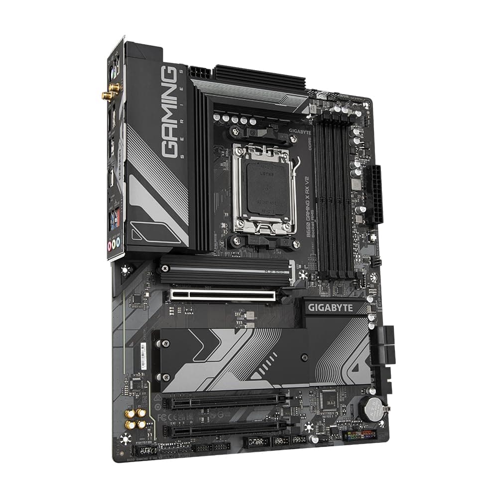 GIGABYTE B650 Gaming X AX V2 Mainboard - AMD Ryzen 9000er-Serie, 8+2+2 Phasen VRM, bis zu 8000 MHz DDR5 (OC), 1xPCIe 5.0 + 2xPCIe 4.0 M.2, 2,5 GbE LAN, WiFi 6E, USB 3.2 Gen 2 Bild 5