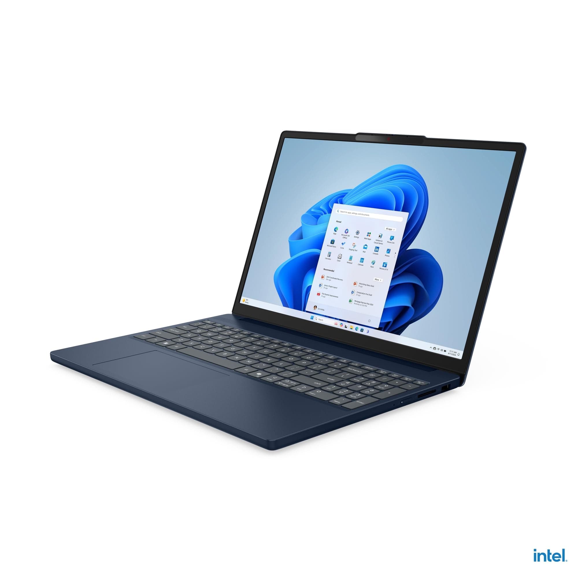 Lenovo IdeaPad Slim 3i Laptop | 15.3" WUXGA Display Entspiegelt | Intel Core i5-13420H | 24GB RAM | 1TB SSD | Intel UHD Grafik | Win11 | QWERTZ | Cosmic Blau | 3 Monate Premium Care Bild 3