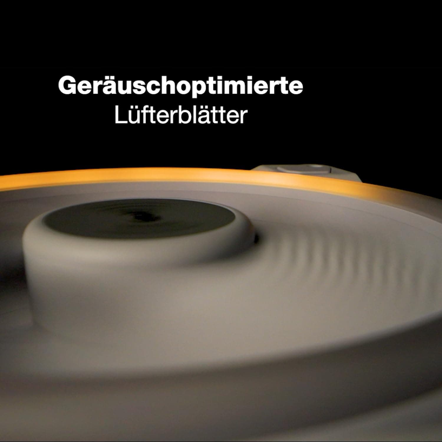 be quiet! Light Wings 140mm PWM High-Speed White 3er-Pack ARGB LED Lüfter, 2200 RPM, leise 31 dB(A), hoher Luftdruck, inkl. ARGB Hub, Weiß Bild 7