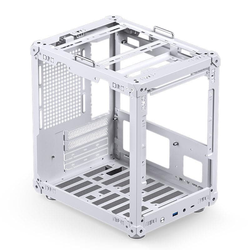 Jonsbo C6-ITX PC-Gehäuse Mini-Tower Weiß – kompakt, Mini-ITX, GPUs bis 255 mm, CPU-Kühler bis 75 mm, bis zu 3 Lüfter, USB-C Front I/O Bild 8