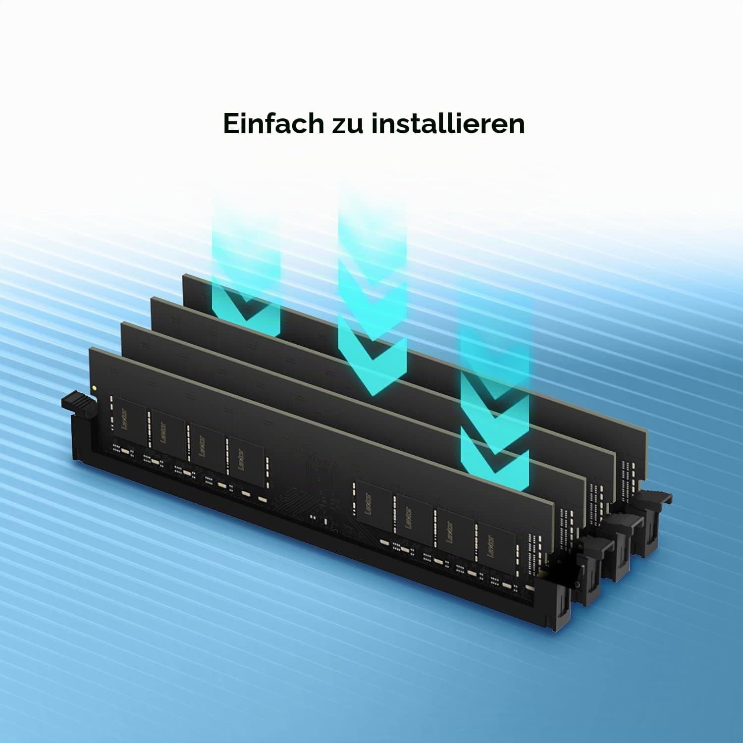 Lexar 32GB DDR4 3200 MT/s UDIMM 288pin CL19 Bild 7