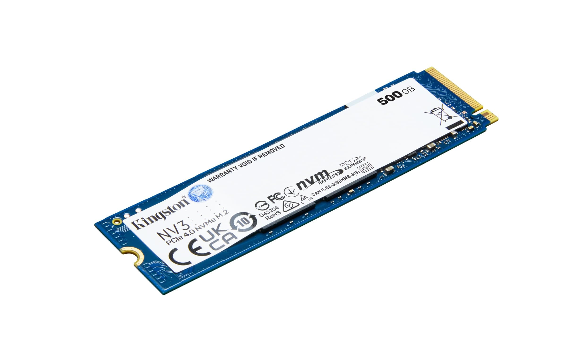 Kingston NV3 NVMe PCIe 4.0 Interne SSD 500GB M.2 2280-SNV3S/500G 500GB 2280 Bild 4