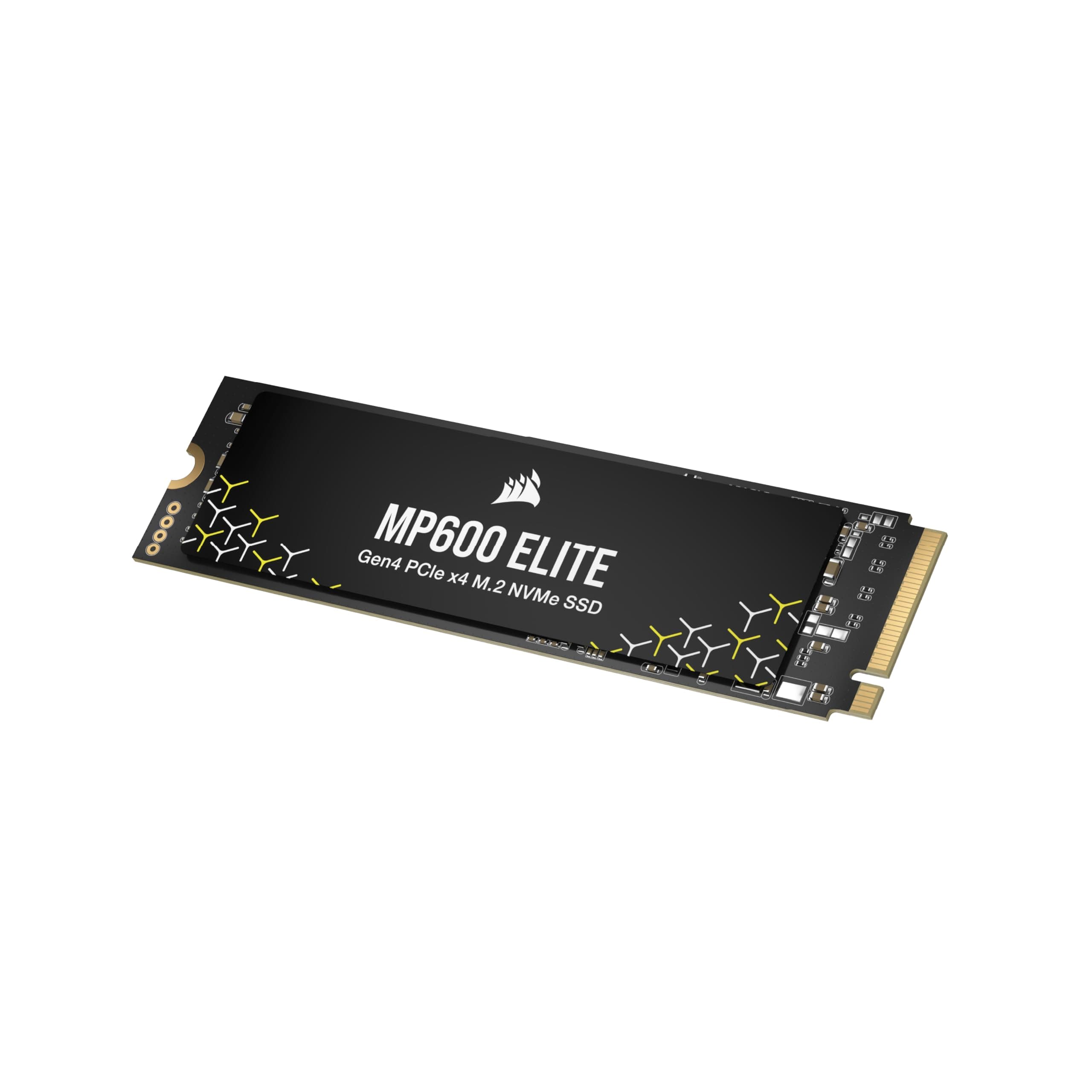 CORSAIR MP600 ELITE 4TB M.2 PCIe Gen4 x4 NVMe SSD – M.2 2280 – Bis zu 7.000MB/Sek. Sequentielles Lesen – High–Density 3D TLC NAND – Für Desktops und Laptops – Schwarz Ohne Heatspreader 4TB