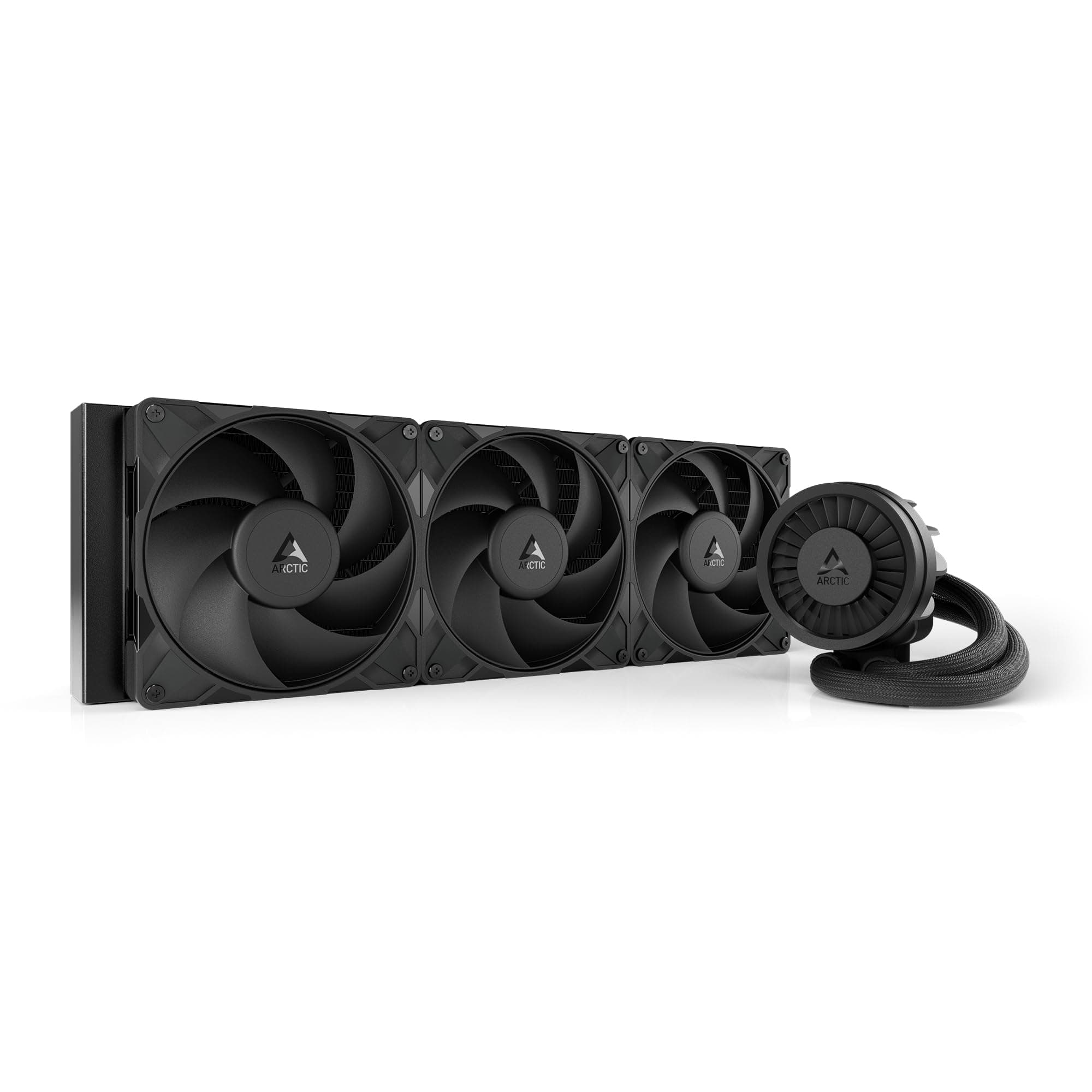 ARCTIC Liquid Freezer III Pro 420-420 mm AIO CPU Kühler, Wasserkühlung, 38 mm Radiator, PWM-Pumpe, VRM-Lüfter, AMD AM5/AM4, Intel LGA1851/1700 Contact Frame - Schwarz Bild 2