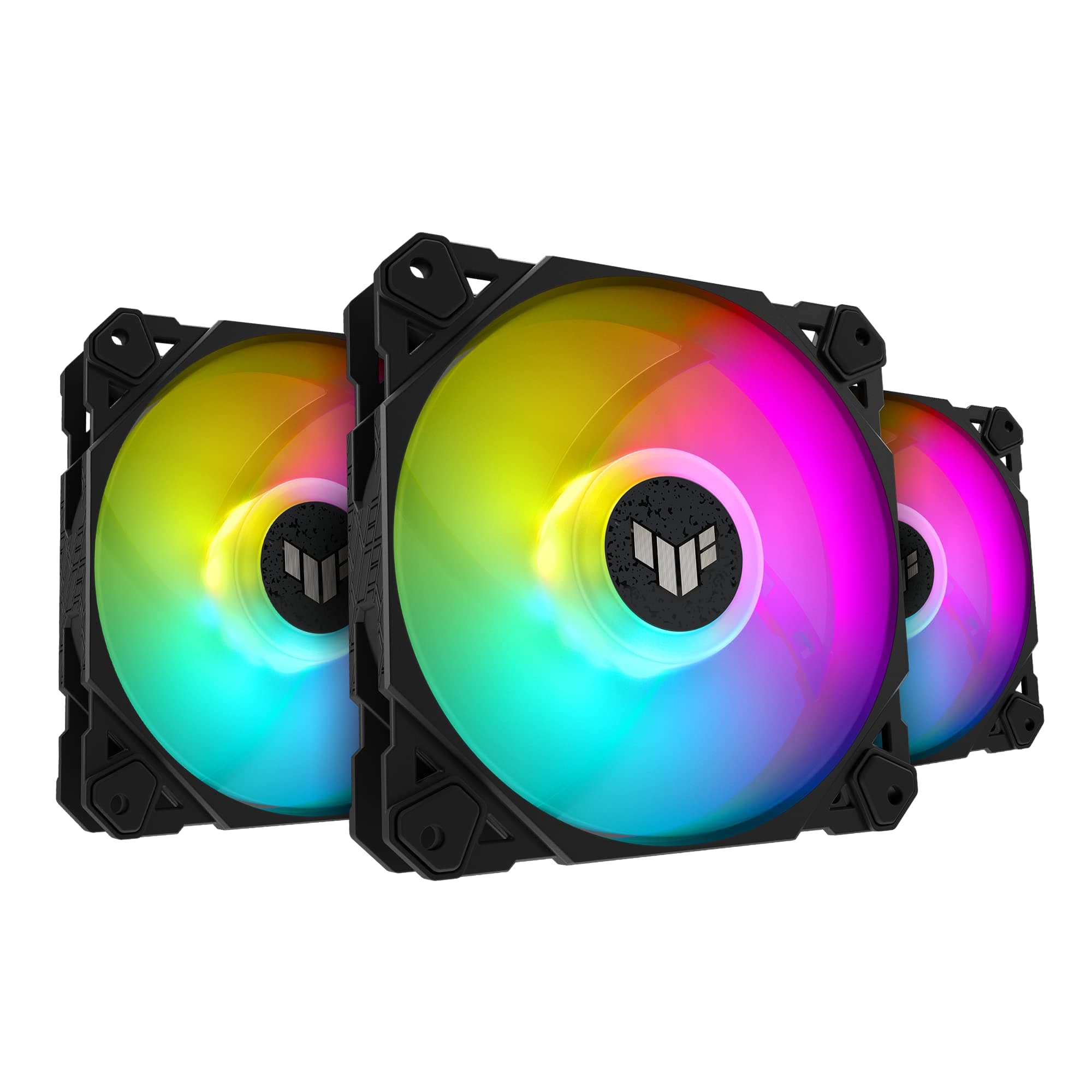 ASUS TUF Gaming TF120 ARGB-Gehäuselüfter 3IN1 mit ARGB Controller (3 Stück, Aura Sync, leiser Lüfter PWM Steuerung) Bild 2