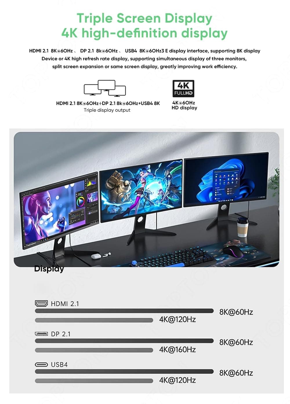 Mini-Gaming-PC Oculink Ryzen AI 9 HX 370 365 PRO 360 USB4 2x2,5G LAN 2X PCIe4 Desktop-Gaming-Computer Win11 WiFi6E Bild 8