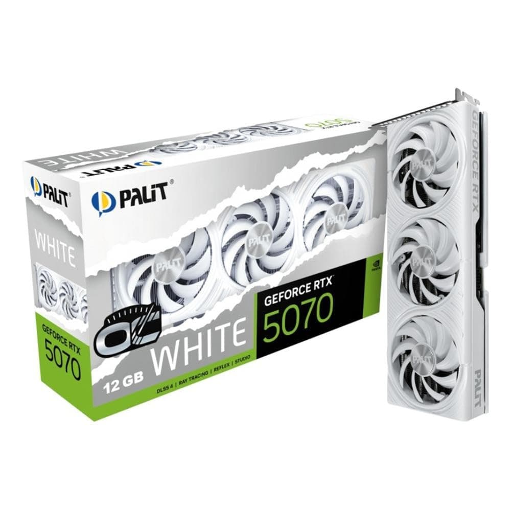 Palit RTX5070 White OC 12 GB GDDR7 NE75070U19K9-GB2050W Retail Bild 2