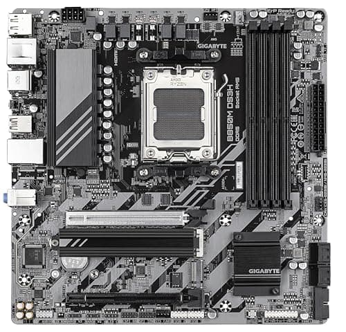 GIGABYTE B850M DS3H Motherboard - AMD Ryzen 9000 Series CPUs, 16+2+2 Phasen Digital VRM, bis zu 8200MHz DDR5 (OC), 1xPCIe 5.0 + 1xPCIe 4.0 M.2, 2.5 LAN, USB 3.2 Gen 2 Bild 4