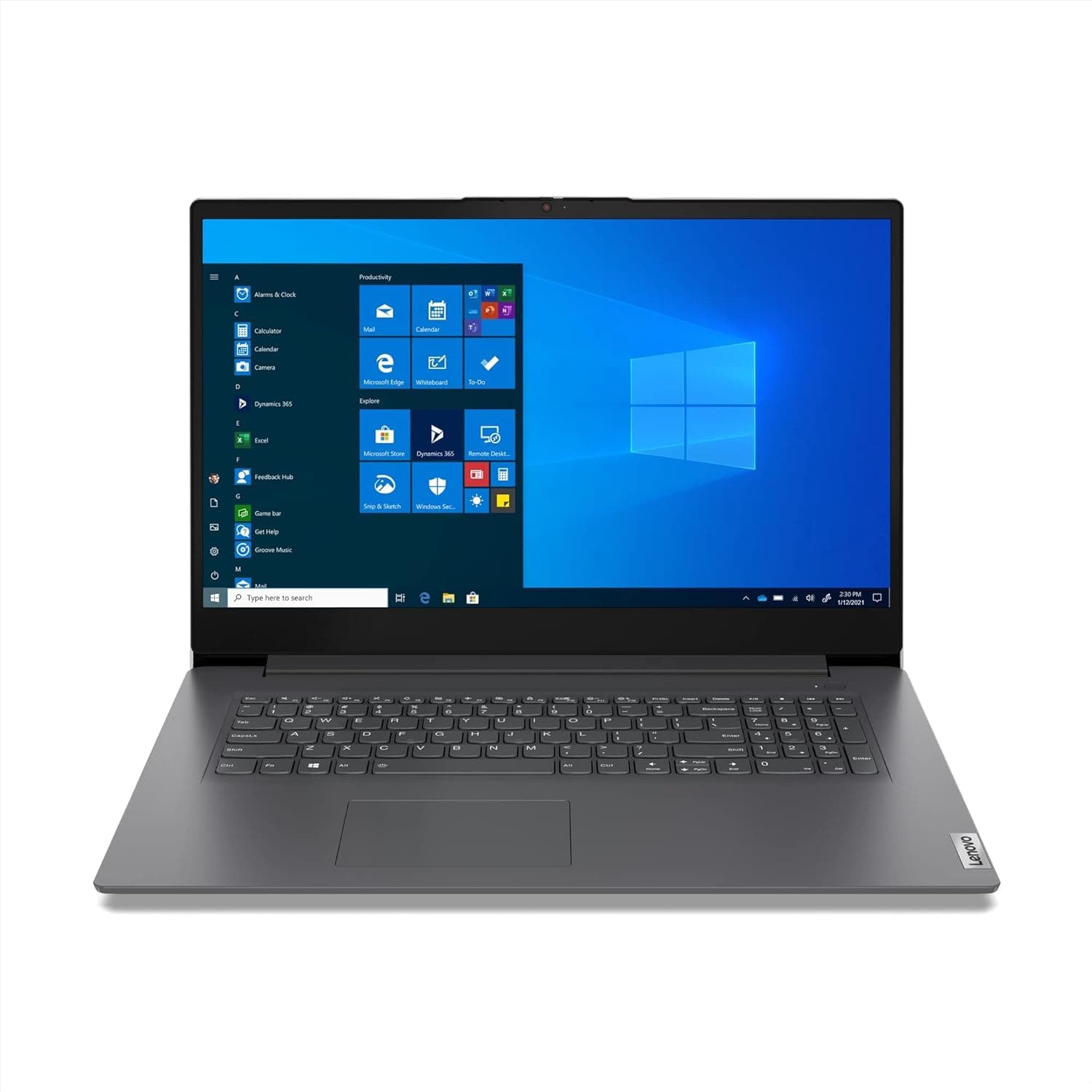 Lenovo Laptop 17,3" FHD Display, Intel U300, 5 x 4.40 GHz, 16 GB RAM, 512 GB SSD, Intel UHD Grafik, Norton 360, Windows 11