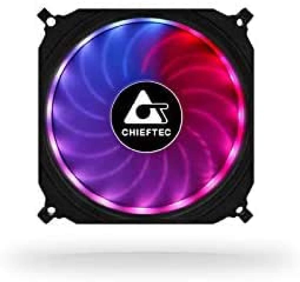 Chieftec CF-1225RGB - PC-Ventilator (Computergehäuse, Lüfter, 12 cm, 1200 U/min, 16 dB, 53 cfm) Bild 2