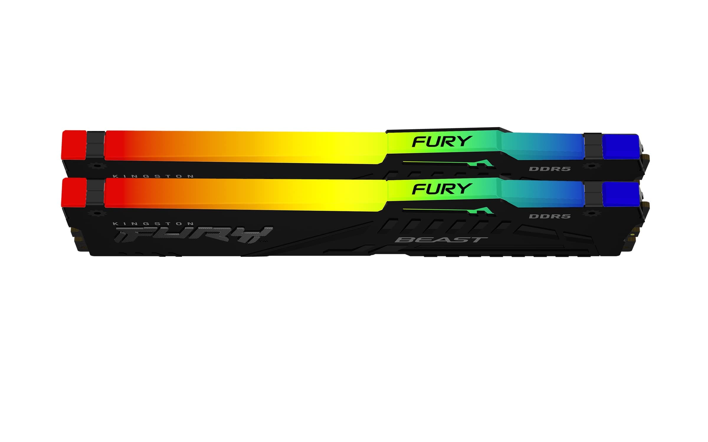 Kingston FURY Beast Schwarz RGB 64GB (2x32GB) 5600MT/s DDR5 CL40 DIMM Desktop Gaming Speicher Kit mit 2 AMD EXPO/ Intel XMP - KF556C40BB2AK2-64 Bild 5