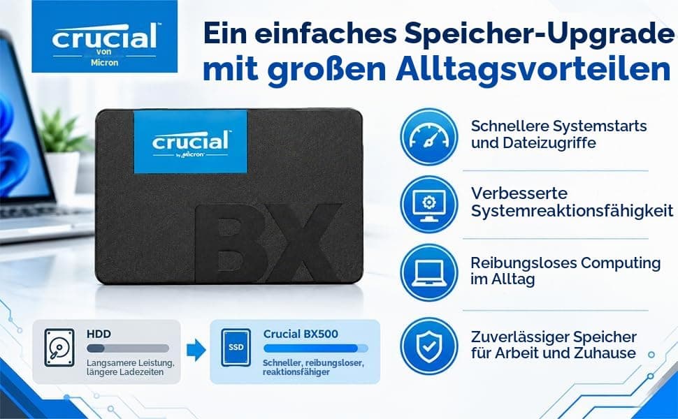 SSD 2.5`` 240GB Crucial BX500 Bild 6