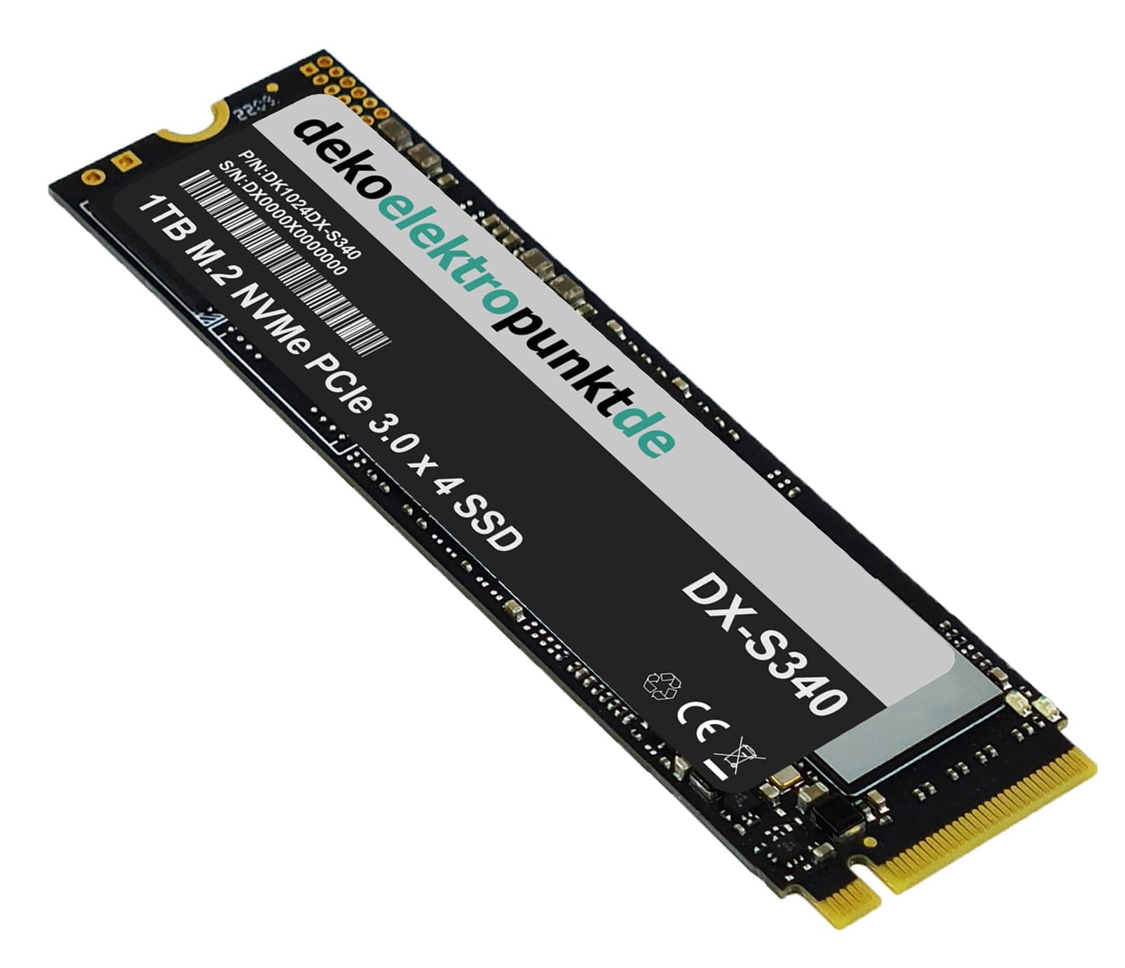 1TB M.2 NVMe Gen3 SSD Festplatte passend für ASUS TUF Gaming X670E-Plus Mainboard, Alternatives Ersatzteil 2280 PCIe 3.0 x 4 1TB - PCIe 3.0 x4 Bild 3