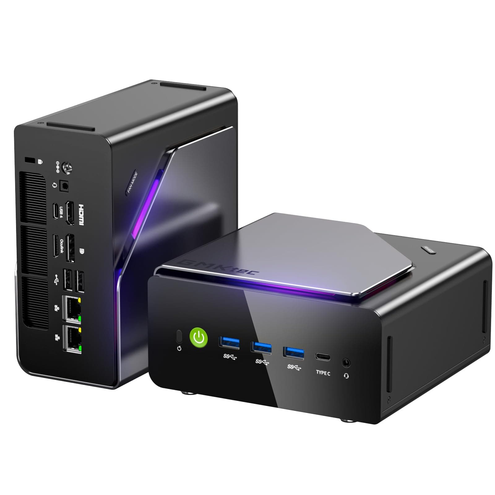 GMKtec Mini Gaming PC Intel Ultra 5 125U(12K/14T Bis zu 4.3GHz), K15 Mini PC 48GB DDR5 4800, 1TB PCIE 4.0 x4, Micro PC mit USB4.0 | 2.5G LAN | Quad 4K Display | Oculink –für Gaming/Büro/Business 48.0 GB 1.0 TB
