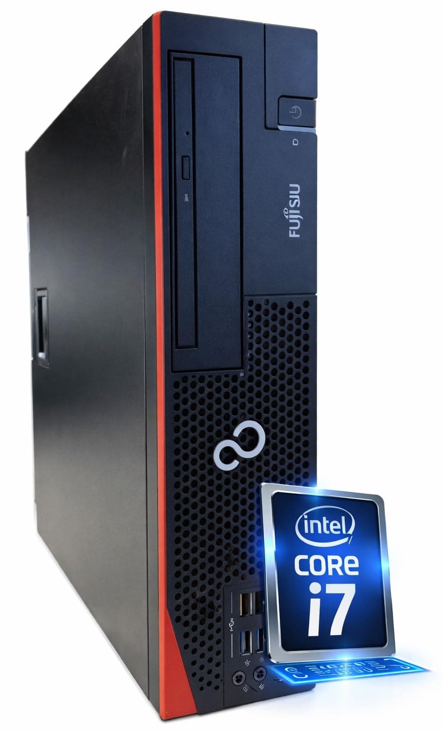 shinobee Intel Core i7 6700 Multimedia PC - Schneller Computer für Büro & Home Office - Rechner mit 4 GHZ - 16 GB RAM - 750 GB SSD+HDD - DVD - USB3.0 - WLAN - Windows 11 Pro - MS Office - #8489