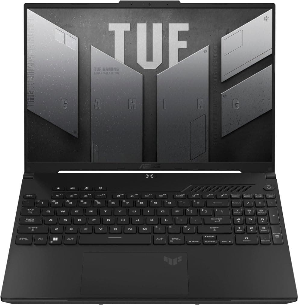Asus TUF Gaming A16 Laptop 16 Zoll FHD+ 165Hz 7ms 100% sRGB AMD Octa-core Ryzen 7 7735HS 16GB RAM 512GB SSD Radeon RX 7700S 8GB (>RTX4060) Hintergrundbeleuchtung USB-C USB4 Schnellladung Win11 w/ICP Bild 3