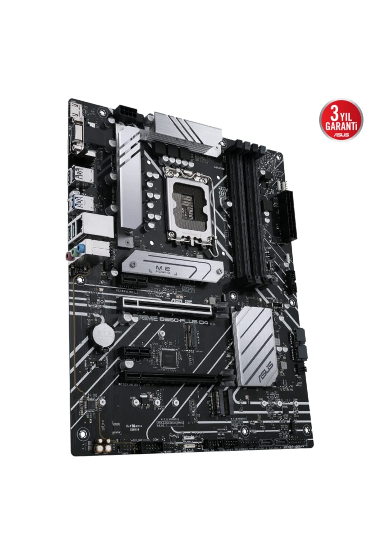 ASUS Prime B660-PLUS D4 Gaming Mainboard Sockel Intel LGA 1700 (Intel B660, ATX, DDR4 Speicher, PCIe 4.0, 3X M.2, Aura Sync) Bild 6