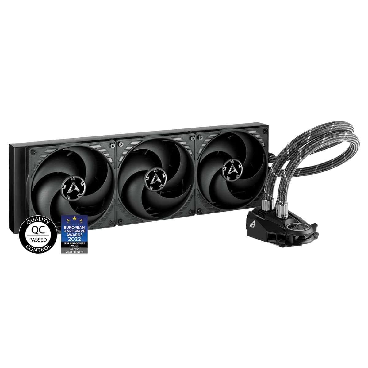 ARCTIC Liquid Freezer II 420 - Wasserkühlung PC, All-in-One CPU AIO Wasserkühler, Intel & AMD kompatibel, effiziente PWM-gesteuerte Pumpe, 200-1700 rpm, LGA1700 kompatibel - Schwarz Bild 2