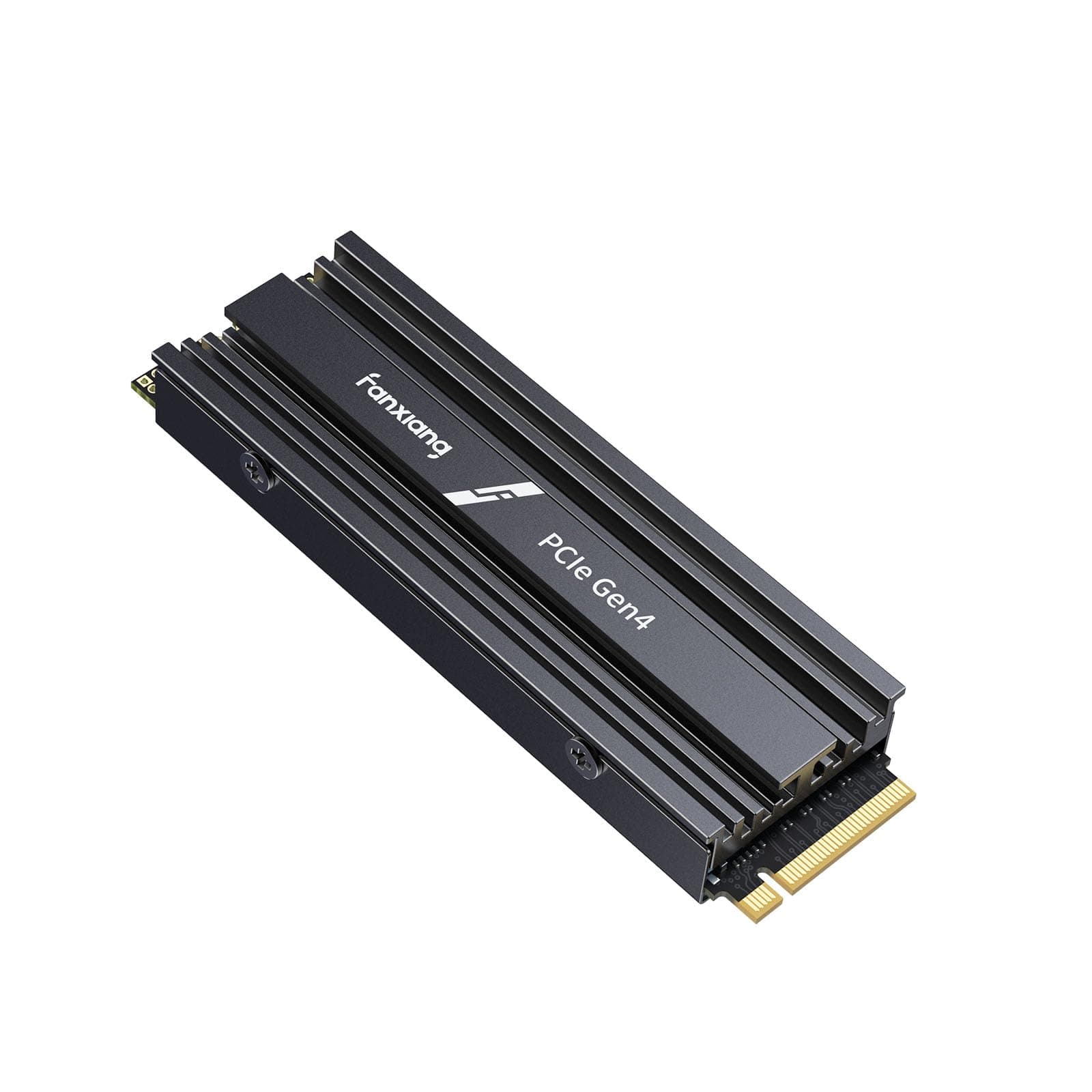 fanxiang NVMe SSD 1TB mit Heatsink, M.2 PCIe Gen4x4 Gaming Solid State Laufwerk mit SLC Cache, 7100MB/s Lesen, 3900 MB/s Schreiben, Interne Festplatte für PC PS5 Laptop Datenübertragung S880ER Bild 2