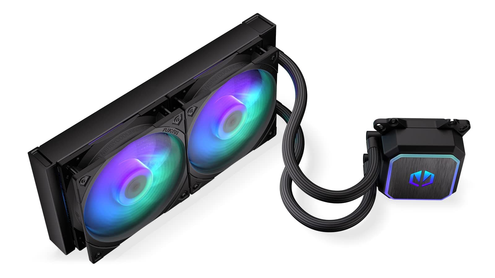 ENDORFY Navis F240 ARGB – AIO CPU-Wasserkühler, 240mm Radiator, PWM-Pumpe, 2x Fluctus 120 PWM ARGB Lüfter, Intel LGA 1700/1200/115x & AMD AM5/AM4 Bild 5