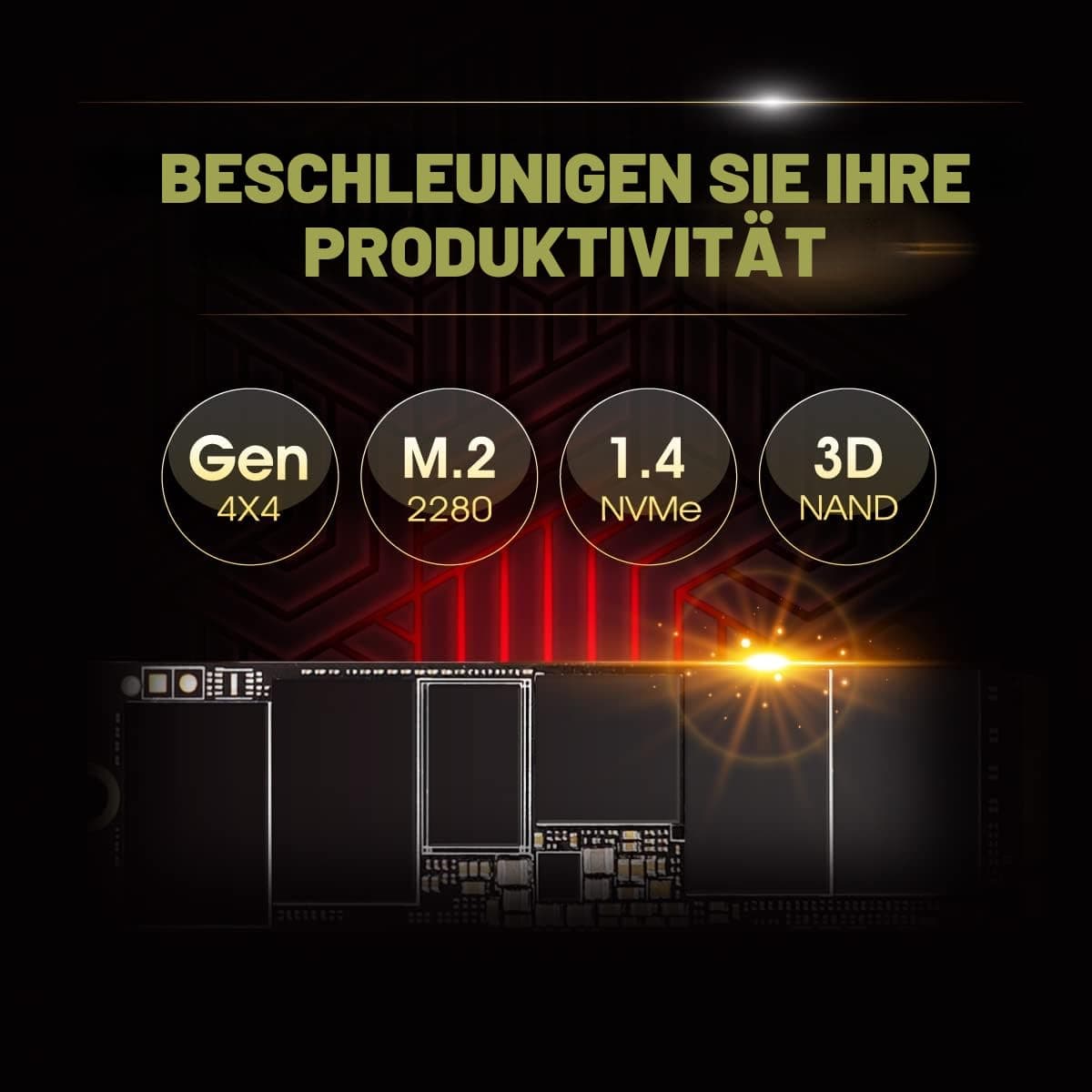 Silicon Power 2TB UD90 NVMe 4.0 Gen4 PCIe M.2 SSD R/W up to 5,000/4,800 MB/s (SP02KGBP44UD9005) Bild 5