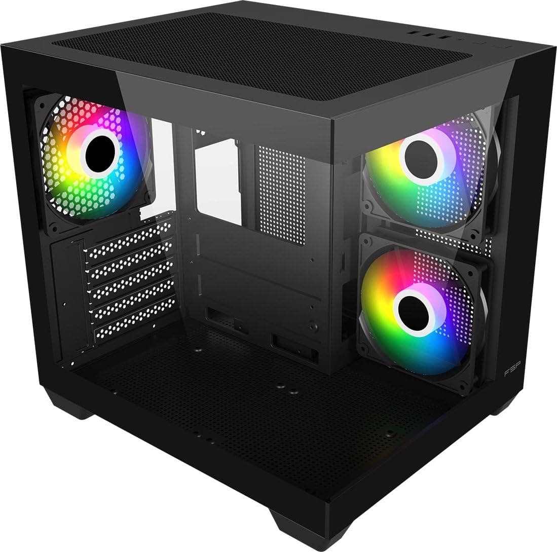Fortron FSP GEH Mini S140 BA Micro-ATX/M-ITX/ARGB o.N. Black Retail Bild 3