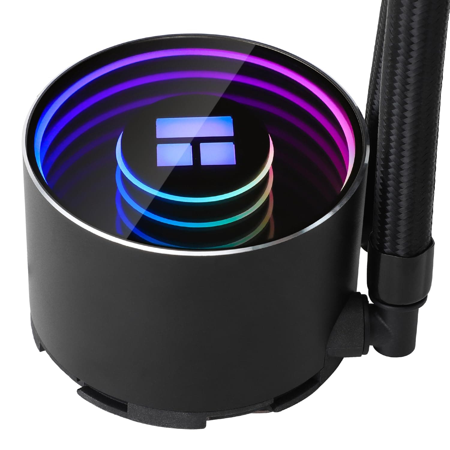 Thermalright TR Frozen Notte 360 Schwarz ARGB V2 Wasser CPU Kühler,3 PWM Lüfter mit 2000 U/min Geschwindigkeit,Intel LGA 1851/115X/1200/2011,Geeignet für AM4/AM5, Computer CPU Liquid Kühlkörper Bild 3