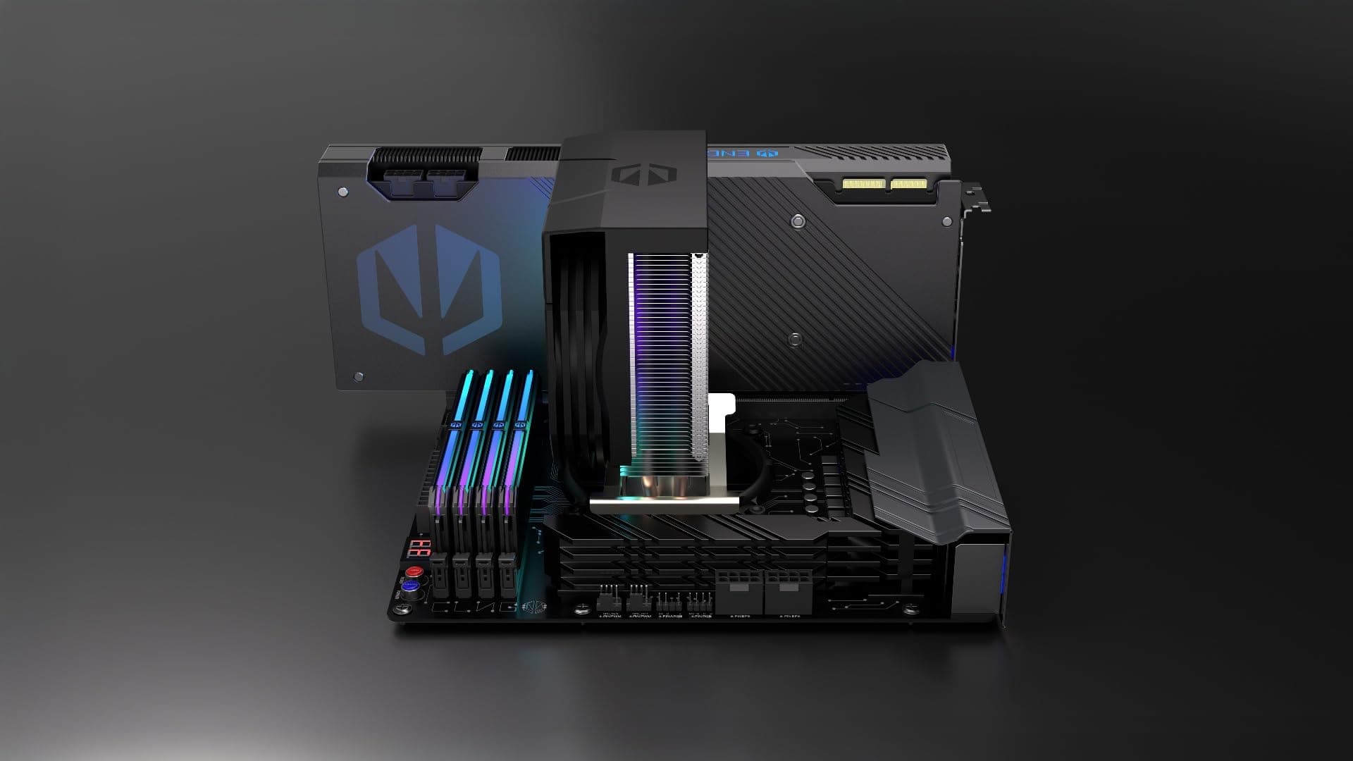 ENDORFY Spartan 5 ARGB CPU Kühler 120 mm PWM, kompakter Prozessorkühler, leiser Tower Kühler, ARGB LED Beleuchtung, AM5 AM4 LGA1700 Intel AMD, 160W TDP, Wärmeleitpaste enthalten Bild 6
