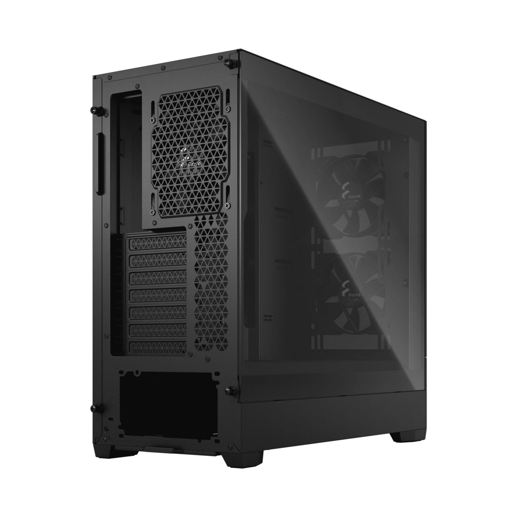 Fractal Design Pop Air Black - ATX PC Gehäuse mit Tempered Glass, Honeycomb-Mesh-Front, 3X 120 mm Lüfter, High Airflow Mid Tower Gaming Case Schwarzes gehärtetes Glas, klar getönt ATX Air Bild 7